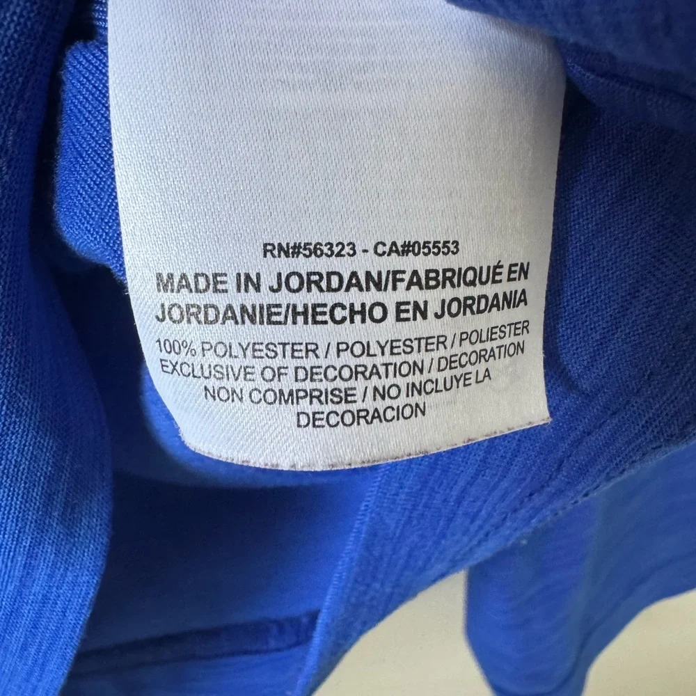 Nike‎ Breathe Dri-Fit Royal Blue Quarter-Zip Top